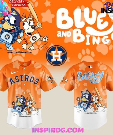 Houston Astros Bluey And Bingo 2025 Baseball Jersey