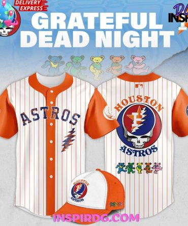 Houston Astros Grateful Dead Night Game 2025 Baseball Jersey