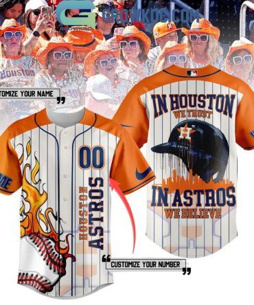 Custom Houston Astros Jersey - Personalize Name & Number - Perfect Fan Gift!