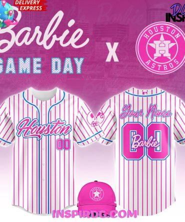 Houston Astros Mlb X Barbie Night Game 2025 Baseball Jersey