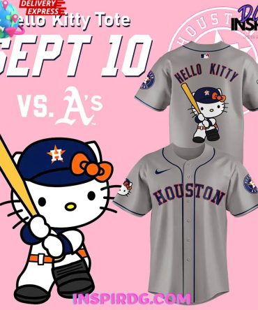 Houston Astros X Hello Kitty Night 2024 Smoke Baseball Jersey