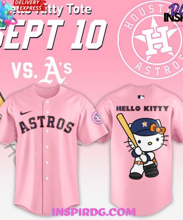Houston Astros X Hello Kitty Night Baseball Jersey