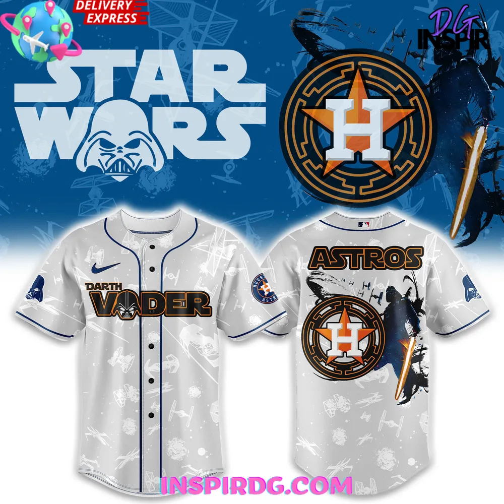 Houston Astros X Star Wars Night 2025 Baseball Jersey