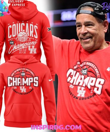 Houston Cougars Basketball Champions Big 12 All Over Print Hoodie, 3D Hoodie