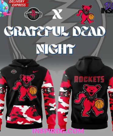 Houston Rockets Grateful Dead Night Special Edition Hoodie