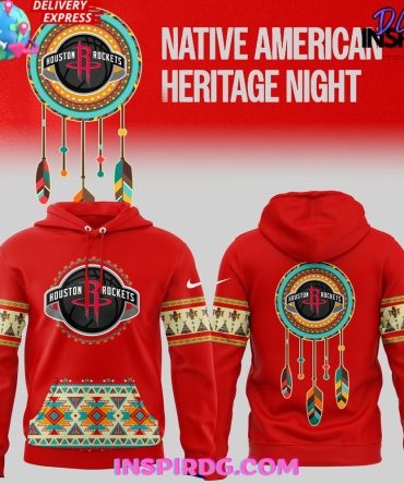 Houston Rockets Native American Heritage 2024 Hoodie