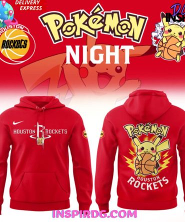 Houston Rockets X Pokémon Night 2025 All Over Print Hoodie, 3D Hoodie