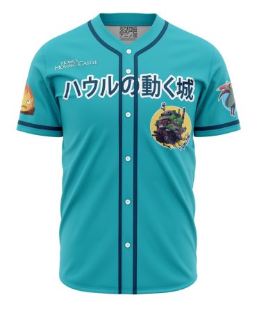 Howls Moving Castle Studio Ghibli Baseball Jersey