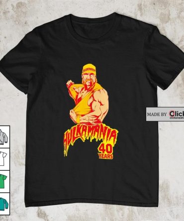 Hulk Hogan Hulkamania 40 Years Ripping Shirt
