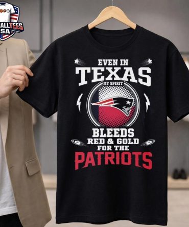 I Live In Texas And On Game Day My Heart And Soul Belongs To New England Patriots Unisex Shirt