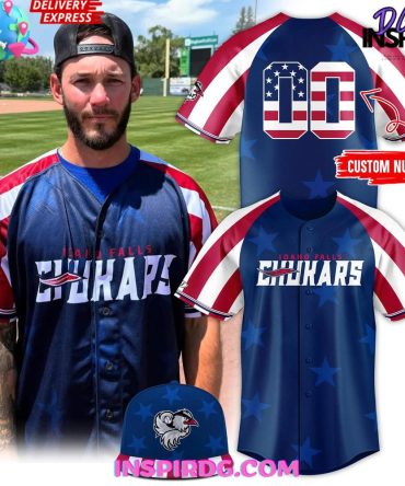 Idaho Falls Chukars Independence Day 2025 Baseball Jersey