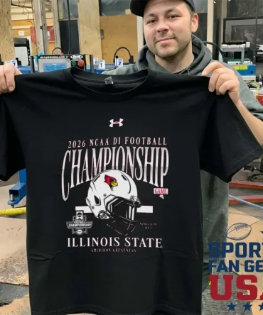 Illinois State Redbirds 2026 Ncaa Division I Football Championship Game Shirt