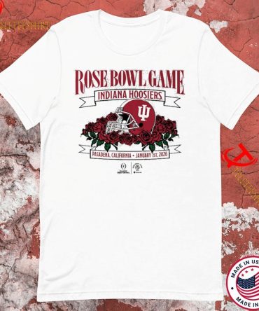Indiana Hoosiers 2025 Rose Bowl Game Pasadena California 2026 College Football Playoff T-Shirts