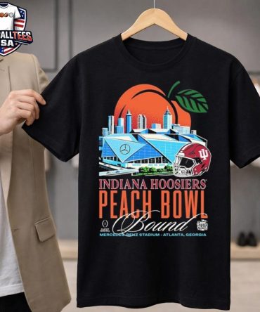 Indiana Hoosiers 2026 Chick-Fil-A Peach Bowl Bound Stadium Unisex Shirt