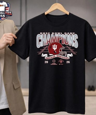 Indiana Hoosiers 2026 Rose Bowl Game Champions Helmet Logo Unisex Unisex Shirt