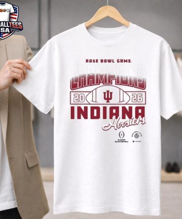 Indiana Hoosiers 2026 Rose Bowl Game Champions Logo Unisex Unisex Shirt