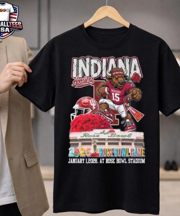Indiana Hoosiers Bison Mascot Rose Bowl Game Jan 1 2026 At Rose Bowl Stadium Unisex Shirt