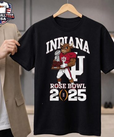 Indiana Hoosiers Rose Bowl 2025 Mascot Trophy Unisex Shirt