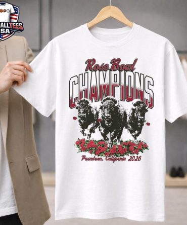 Indiana Hoosiers Rose Bowl Champions In Stampede Pasadena California 2026 Unisex Shirt