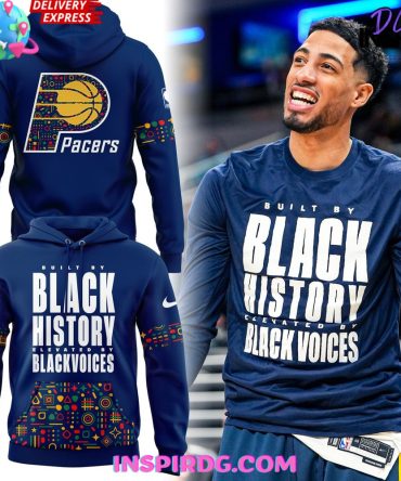 Indiana Pacers Black History Month 2025 Special All Over Print Hoodie, 3D Hoodie