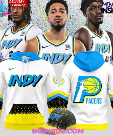 Indiana Pacers City Edition 2024–25 All Over Print Hoodie, 3D Hoodie