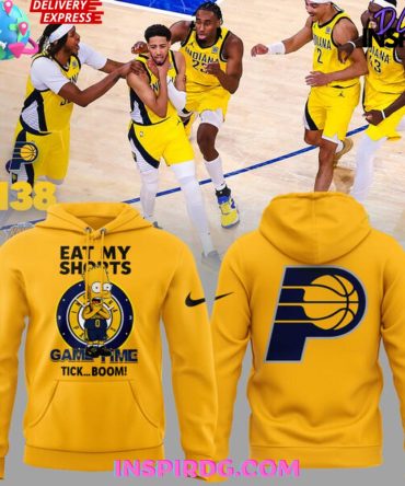 Indiana Pacers X Bart Simpson Legacy Signal Special All Over Print Hoodie