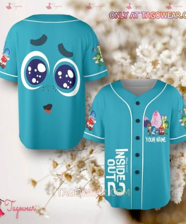 Custom Inside Out Baseball Jersey - Personalized Pixar Character Design For Fans