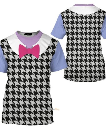 Inside Out T-Shirt Dn Fear Emotion Inside Out Costume T-Shirt Black White Unisex