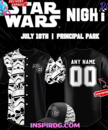 Iowa Chicago Cubs Star Wars Night 2025 Baseball Jersey