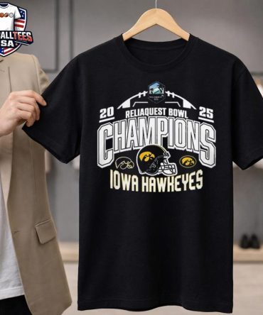 Iowa Hawkeyes Football Reliaquest Bowl 2025 Champions Unisex Shirt