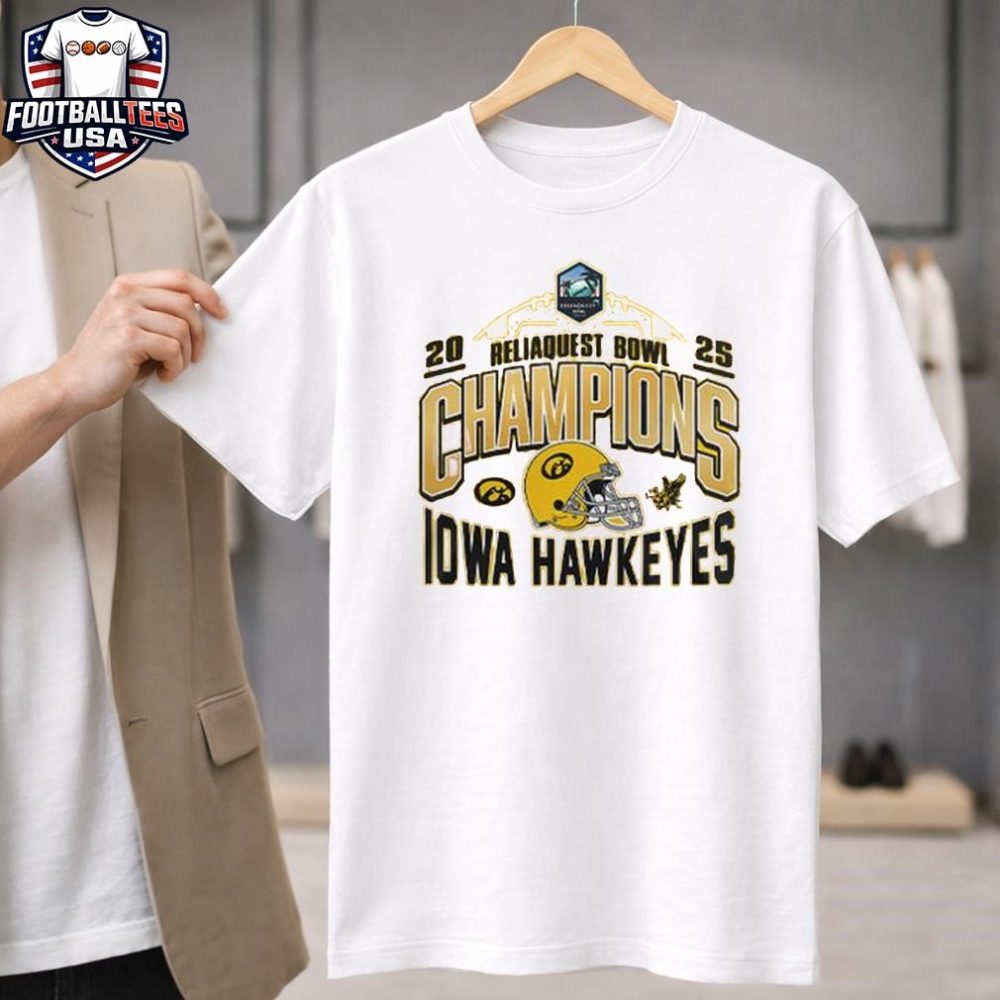 Iowa Hawkeyes Reliaquest Bowl Champions 2025 Unisex Shirt