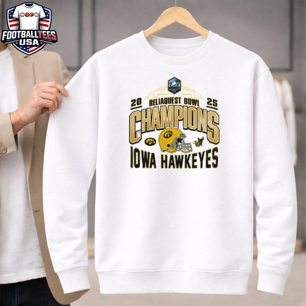 Iowa Hawkeyes Reliaquest Bowl Champions 2025 Unisex Shirt - Image 4