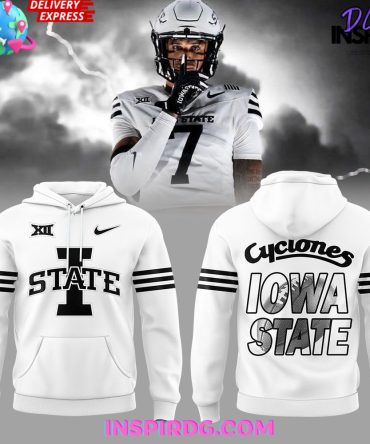 Iowa State Football White Storm Special Edition Hoodie