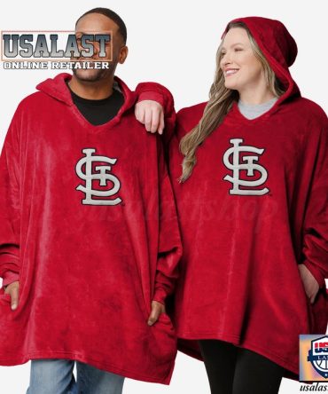 New Mlb St. Louis Cardinals Lightweight Blanket Hoodie Hoodie Blanket