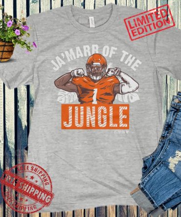 Ja'Marr Chase Of The Jungle T-Shirt + Hoodie - Nflpa Licensed