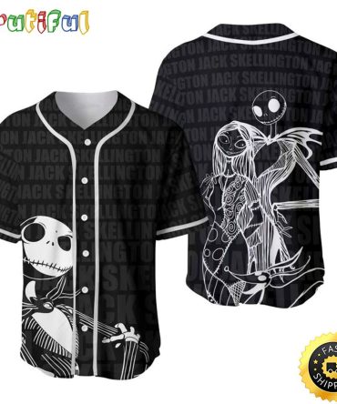 Jack Skellington Baseball Jersey Gift For Lover Jersey