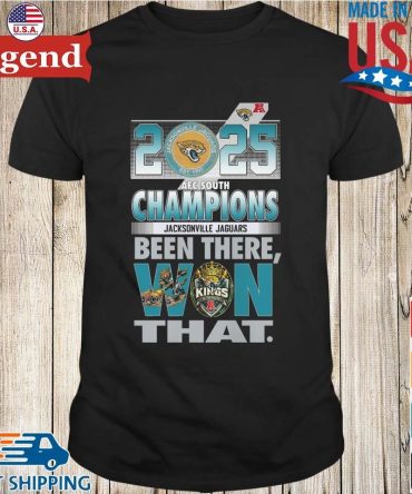 Jacksonville Jaguars 2025 Afc South Division Champions Been There Won That Logo Vintage T-Shirt