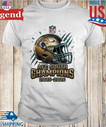 Jacksonville Jaguars Afc South Champions 2025-2026 First Division Title Since 2022 13-4 Record Liam Coen Trevor Lawrence Everbank Stadium T-Shirt