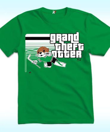 Jake Oettinger Grand Theft Otter Shirt, Dallas Hockey