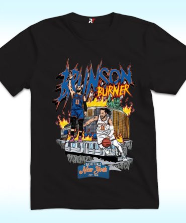Jalen Brunson Burner New York Knicks Est 1946 Shirt