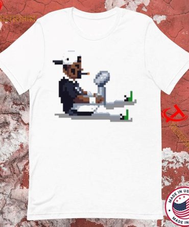 Jalen Hurts Ciggarates Pixel Pigkin Champs Super Bowl Lix T-Shirts