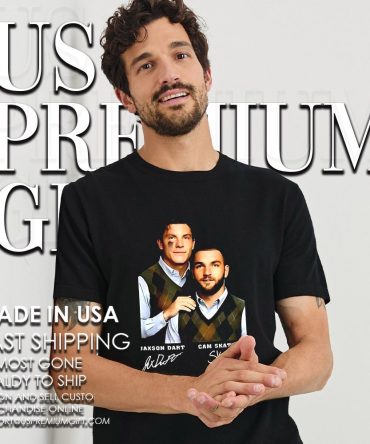 Jaxson Dart And Cam Skattebo Step Brothers New York Giants Football Shirt