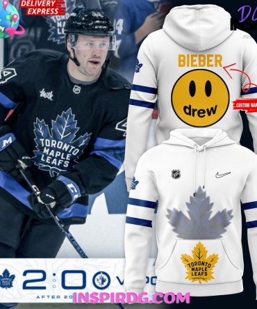 Toronto Maple Leafs X Drew Custom White Hoodie
