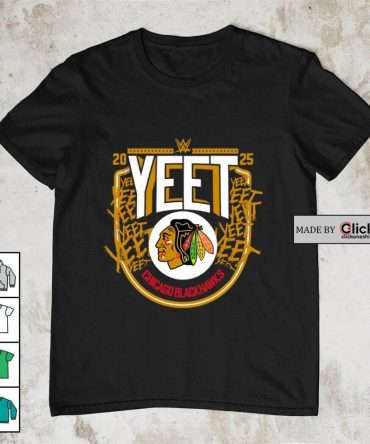 Jey Uso Yeet Chicago Blackhawks Nhl 2025 Shirt