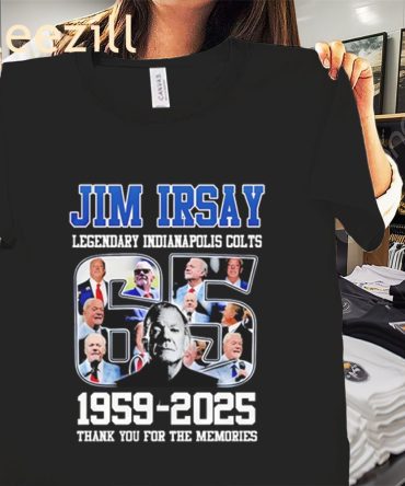 Jim Irsay Legendary Indianapolis Colts 65 Years 1959-2025 Memories Shirt