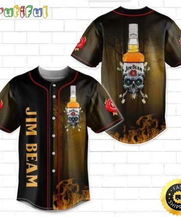 Jim Beam Whiskey Baseball Jersey