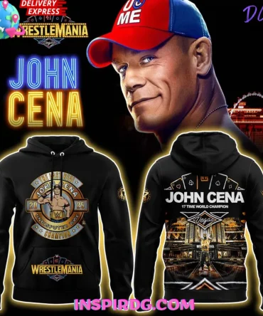 John Cena Wrestlemania 41 Winner Special All Over Print Hoodie