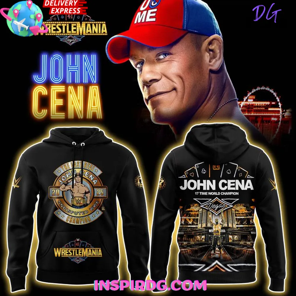 John Cena Wrestlemania 41 Winner Special All Over Print Hoodie