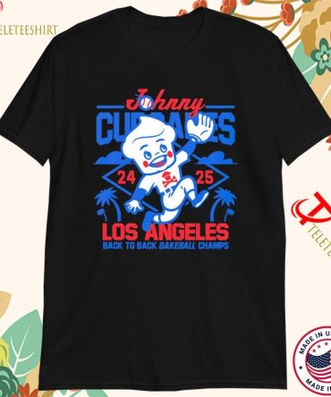 Johnny Cupcakes X Los Angeles Dodgers Back To Back Bakeball Champions 2025 T-Shirts