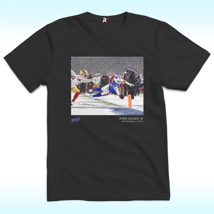 Josh Allen Buffalo Bills Nfl Flash Features Week 13 Shirt